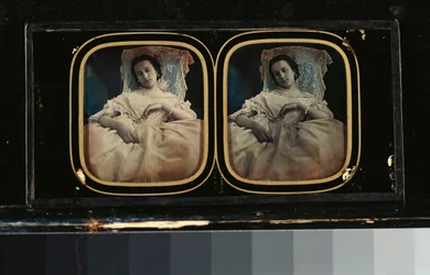 Slapende Vrouw in Witte Jurk, ca. 1851-1855