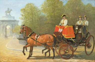 Terugkeer van de Drawing Room van Hare Majesteit, Hyde Park Corner, 1853