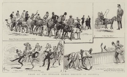 Show van de Engelse Horse Society in Olympia