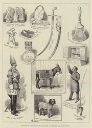 Tentoonstelling ten behoeve van het Egyptische oorlogsfonds in Humphreys