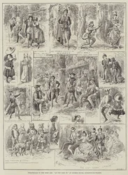 Toneelstukken in de open lucht, Zoals u het wilt, bij Coombe House, Kingston-on-Thames