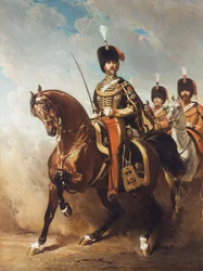 Portret van Generaal Fleury te Paard
