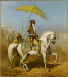 Portret van maharadja Ranjit Singh