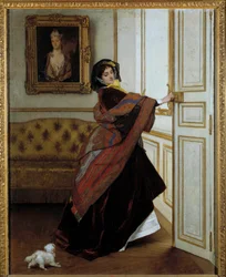 De dame met het hondje