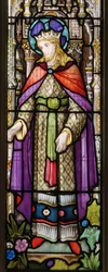 Christus (detail) van De Wijze en Dwaze Maagden