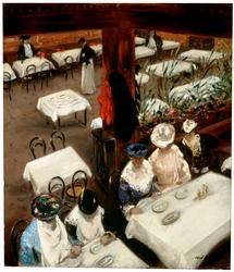 In een café, 1905