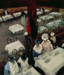 In een café, 1905