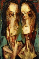 Twee hoofden, ca. 1928