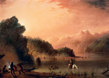 In de Rocky Mountains, ca 1838