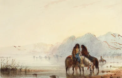 Indiaanse Vrouwen, Shoshones, c.1837