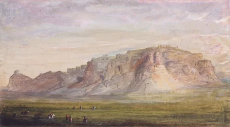 Scotts Bluff bij de Nebraska (Platte), c.1837