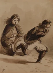 Straatschets. De ridderlijkheid van een jongen
