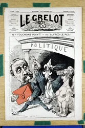 Omslag van Le Grelot, nummer 166, Satirisch in Kleuren