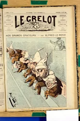 Omslag van Le Grelot, nummer 175, Satirisch in Kleuren