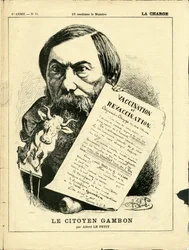 Illustratie van Alfred Le Petit in La Charge (1870), nr. 11