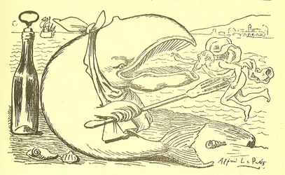 Illustratie van Alfred Le Pete (1841-1909) in Gros-Jean en zijn genezing