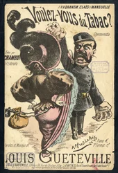 Illustratie van Alfred Le Petit in Chanson illustree, circa 1900 - Vouvous du tabac. Louis Gueteville - Roken, Tabak