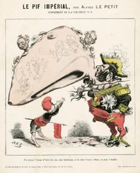 La Charge (1870), nummer 6, Satirisch in Kleuren