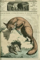 Het puntje van het oor en het puntje van de staart, tussen Adolphe Thiers als vos-Republiek en Philippe d