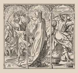 Die Nibelungen. Hoe de koningin opdracht gaf de hal plat te branden, 1840-1841