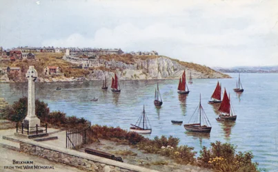 Brixham, vanaf het Oorlogsmonument