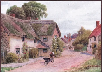Carhampton, Somerset, uit The Cottages and the Village Life of Rural England gepubliceerd door Dent & Sons Limited