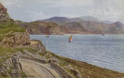 Llandudno, Marine drive en Welsh Mountains