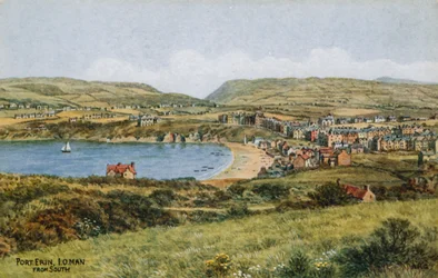 Port Erin, IO Man, vanuit het zuiden