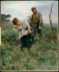 Exodus (schilderij op doek)