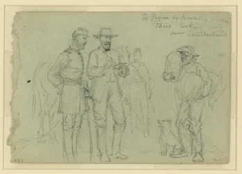 De Prins de Joinville schetst "Parijs"