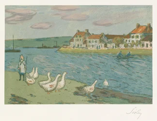 Oevers van de rivier