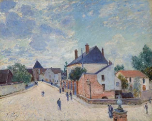 Straat in Moret