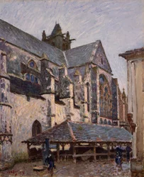 De Kerk van Moret in de Regen, 1894