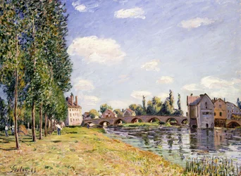 De Brug van Moret in de Zomer, 1888