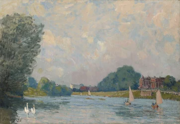 De Theems bij Hampton Court, 1874