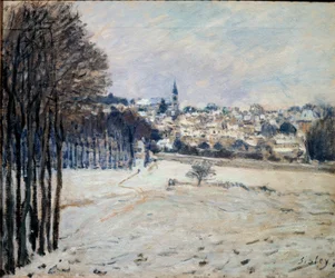 De sneeuw in Marly