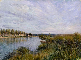 Uitzicht op Saint-Mammès