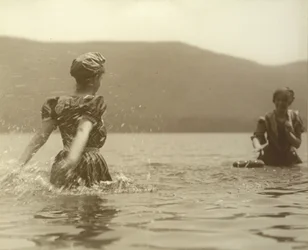 Emmy en Selma, Lake George, 1899