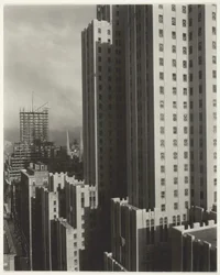 Vanuit mijn raam in het Shelton, West, 1931