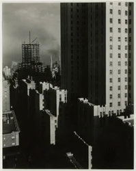 Vanuit mijn raam in het Shelton, West, 1931