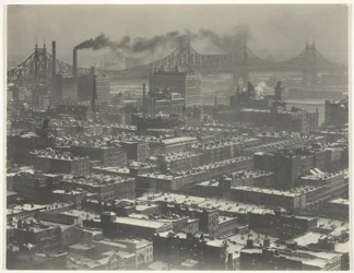 Vanuit kamer 3003 - The Shelton, New York, kijkend naar het noordoosten, 1927