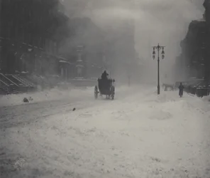 De sneeuwstorm, New York
