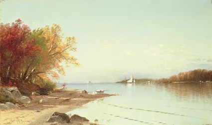 Narragansett Bay, herfst, Rhode Island