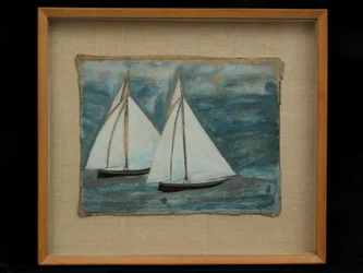 Twee Zeilboten, ca. 1930