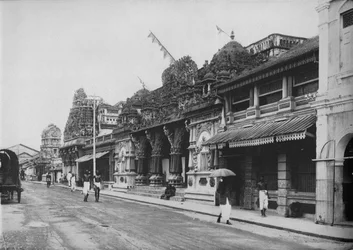 Een hindoeïstische tempel, Pettah, Colombo, ca. 1890, 1910