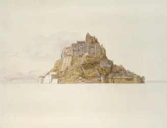 Mont St Michel vanaf de zandbanken