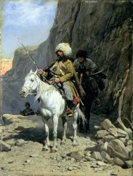 Circassians Patrouille, c.1885