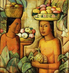 Vruchten en bloemen