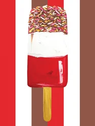 IJslolly met chocoladestrooisel