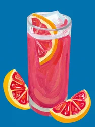 Roze grapefruitcocktail
